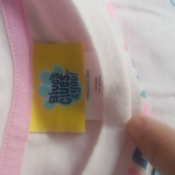 Blue's Clues Toddler Girls Pink Tulle Short Sleeve Dress SZ 2T - Picture 6 of 10